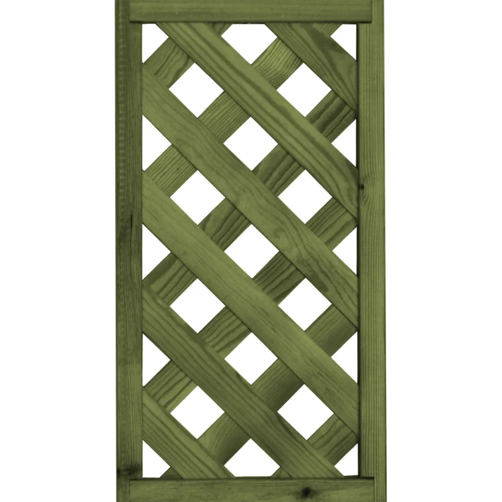 Outlet Tammiston puu Terassielementti Sisäritilä puolikasaitaan T27 300x570 mm vihreä