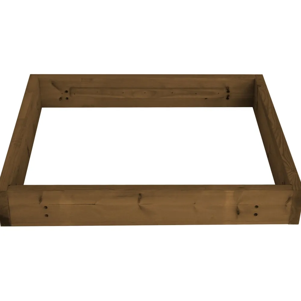 Outlet Tammiston puu Terassielementti pohjakehikko T01R 980x980 mm ruskea