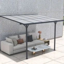 Sale Fornorth Terassikatos 313x254x220-260cm harmaa