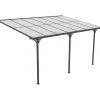Hot Fornorth Terassikatos , 435x300x225-270 cm, harmaa