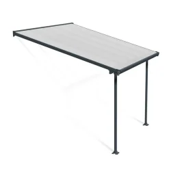 Hot Palram-Canopia Terassikatos Feria 3 x 3 m harmaa/kirkas