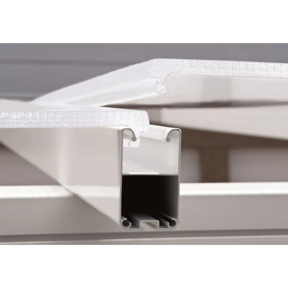 Clearance Palram-Canopia Terassikatos Feria 3 x 5,5 m valkoinen/kirkas