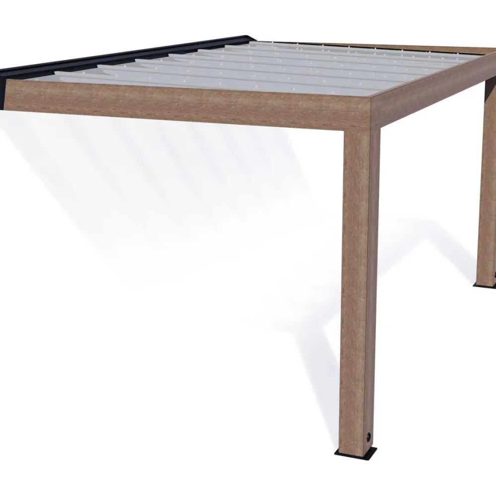 New Palram-Canopia Terassikatos Helsinki, 3x4.7m, setripuu