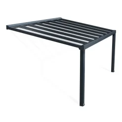 Discount Palram-Canopia Terassikatos Stockholm Premium, 3.4x5.2m, harmaa/kirkas