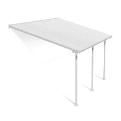 New Palram-Canopia Terassikatos Feria 3 x 4,3 m valkoinen/kirkas