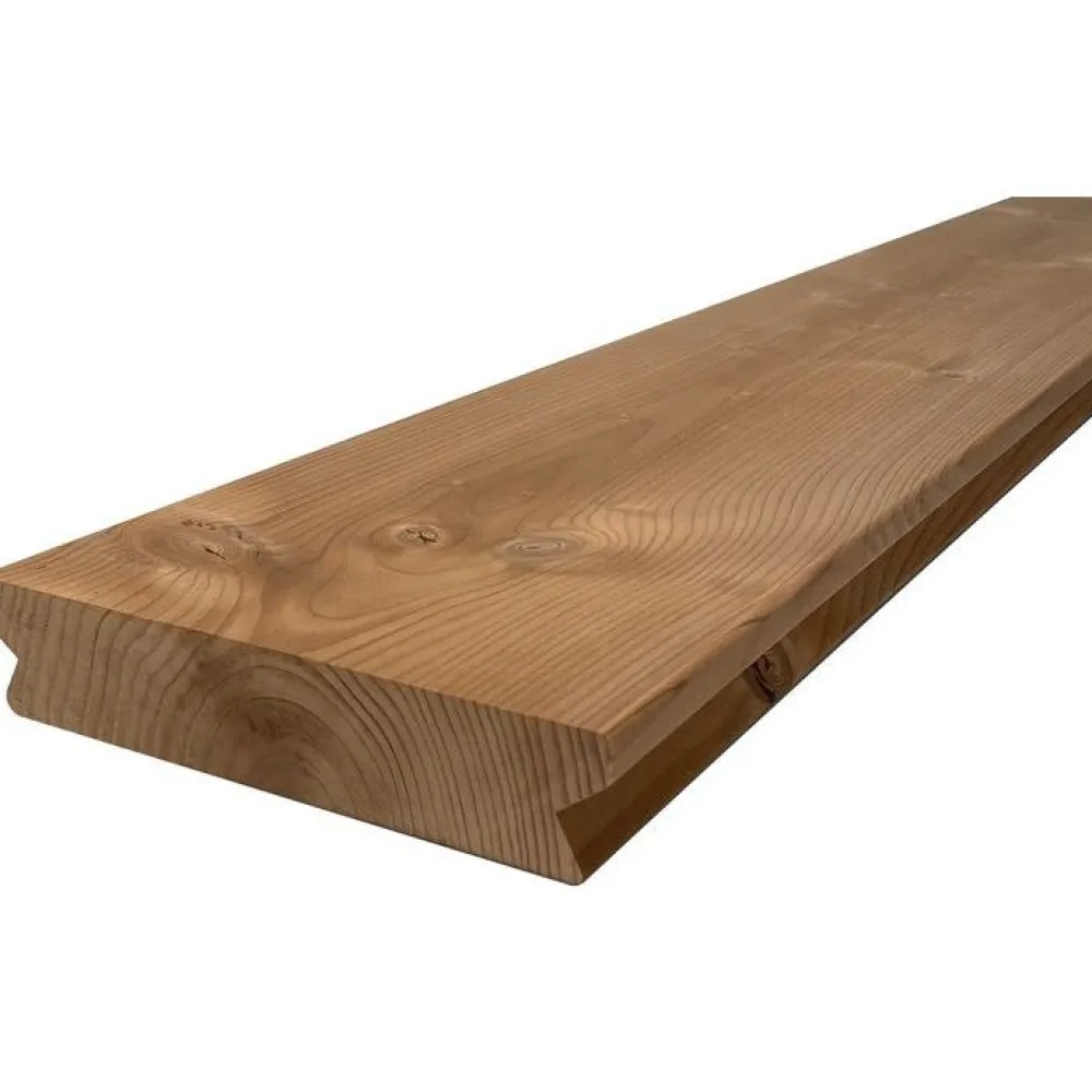 Clearance Lunawood Terassilauta Profix 3 SHP 32x166x4200mm kuusi Thermo-D lämpökäsitelty harjattu