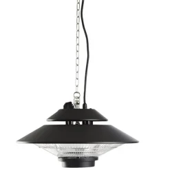 Discount AB Polar Terassilämmitin ripustettava malli 1500 W musta + kaukosäädin