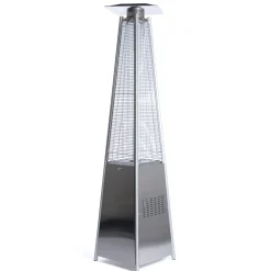 Fornorth Terassilämmitin Pyramid, 13kW kaasukäyttöinen, rosteri