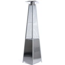 Fornorth Terassilämmitin Pyramid, 13kW kaasukäyttöinen, rosteri