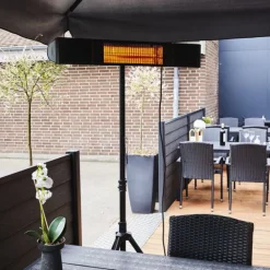 Discount HEAT1 Terassilämmitin Eco High-line 660-2000W BT kaiuttimet kaukosäädin musta