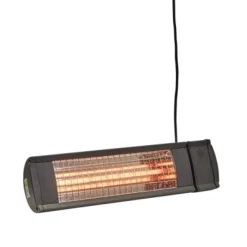 New HEAT1 Terassilämmitin Eco High-line 500-1500W kaukosäädin eri värejä Antrasiitti