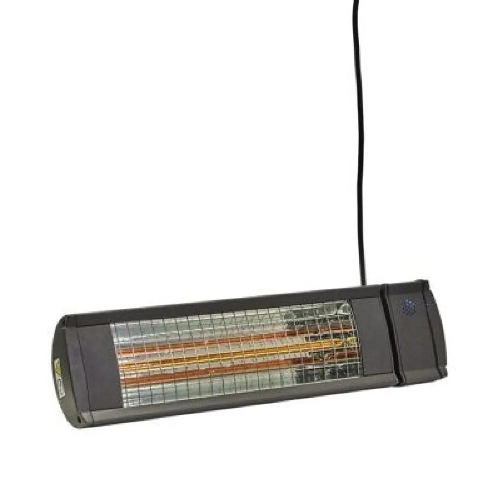 New HEAT1 Terassilämmitin Eco High-line 500-1500W kaukosäädin eri värejä Antrasiitti
