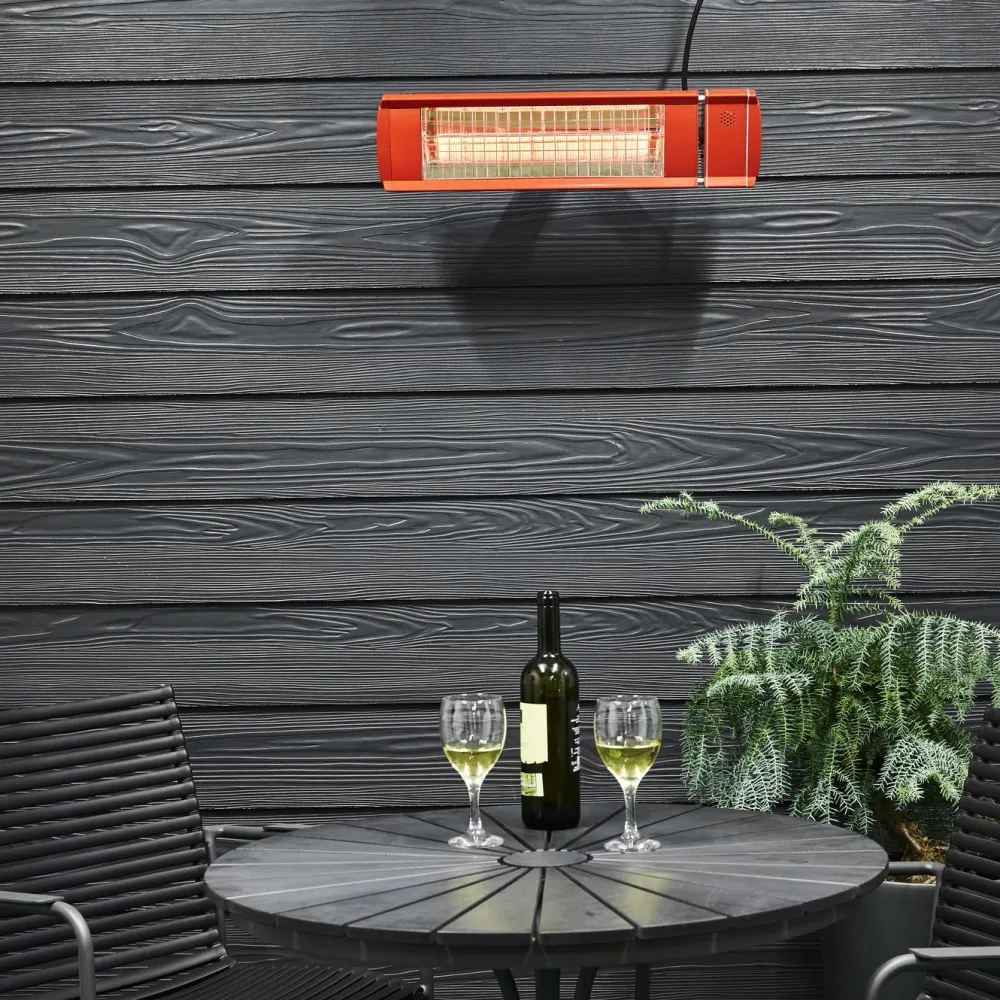 Outlet HEAT1 Terassilämmitin Eco High-line 660-2000W kaukosäädin punainen