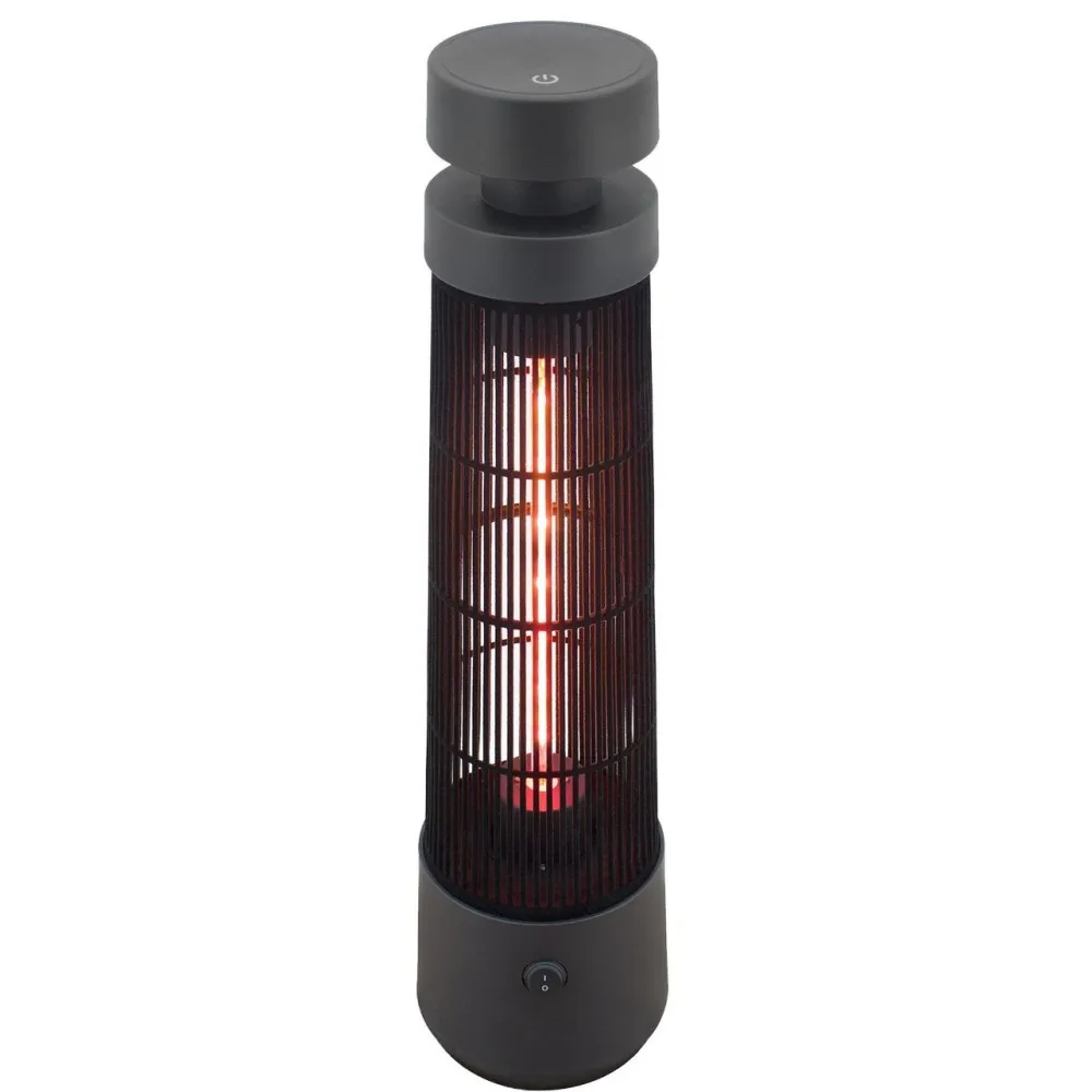 Online HEAT1 Terassilämmitin Eco High-line Cone pöydän alle 1200W musta