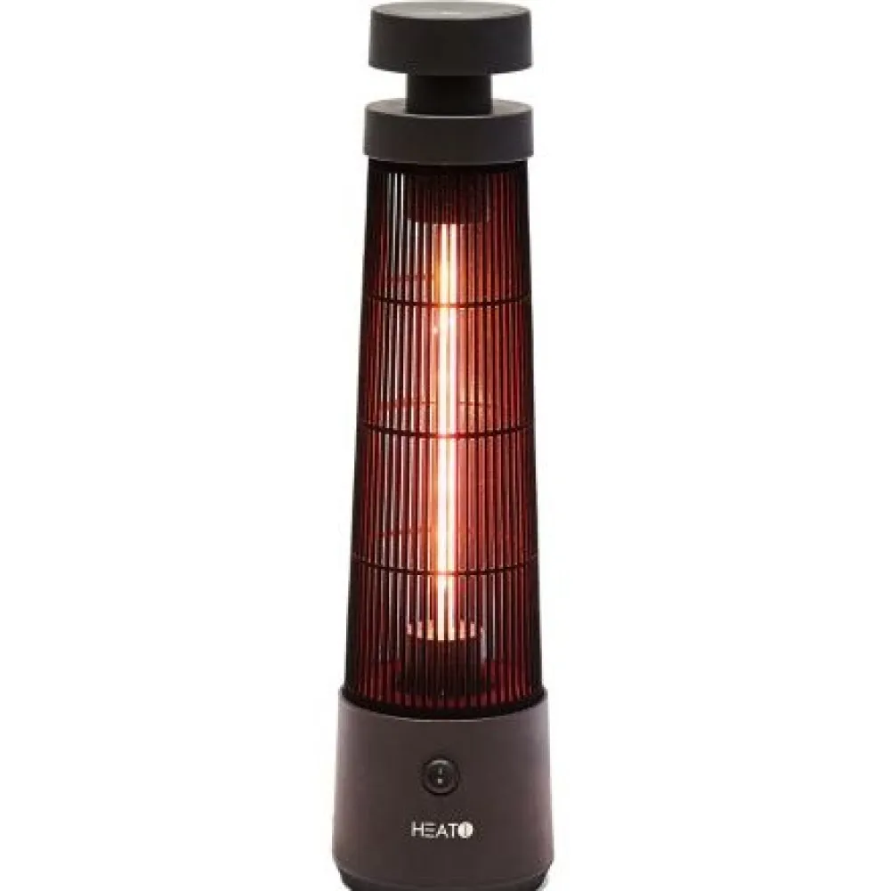 Online HEAT1 Terassilämmitin Eco High-line Cone pöydän alle 1200W musta