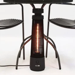 Online HEAT1 Terassilämmitin Eco High-line Cone pöydän alle 1200W musta