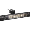 HEAT1 Terassilämmitin ECO Plus-line, 2000W, oskilloiva, musta
