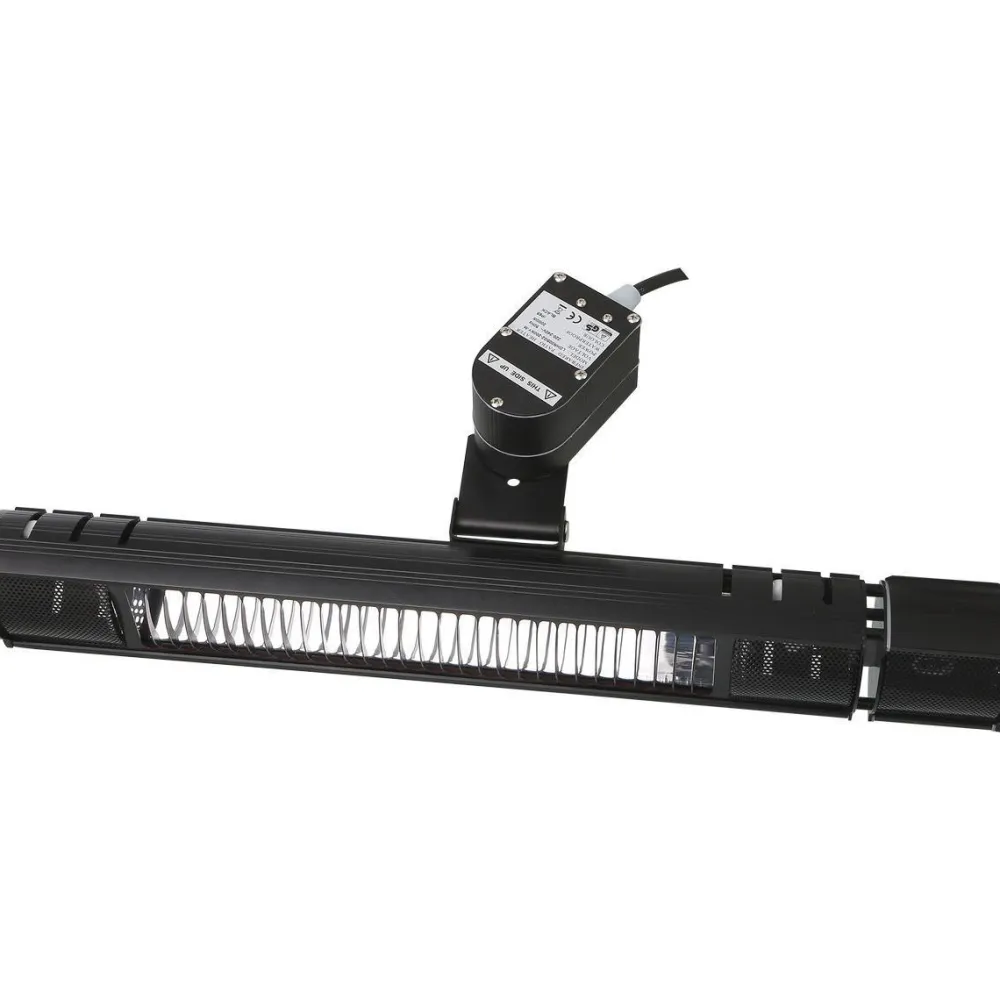 HEAT1 Terassilämmitin ECO Plus-line, 2000W, oskilloiva, musta