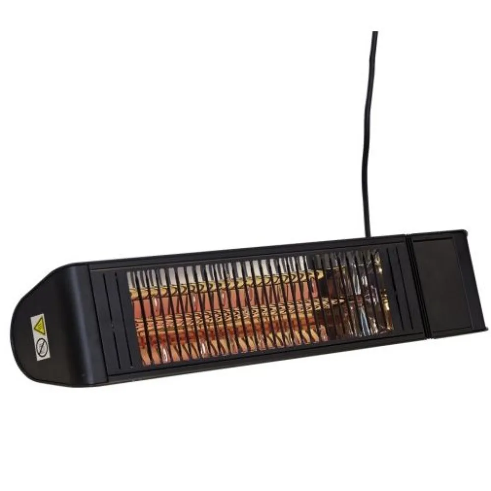 Online HEAT1 Terassilämmitin Eco Pro-line 660-2000W BT kaukosäädin musta