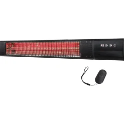 Online HEAT1 Terassilämmitin , ULG plus seinämalli 2000W, 820x140x150mm musta alumiini, (sis. kaukosäätimen)