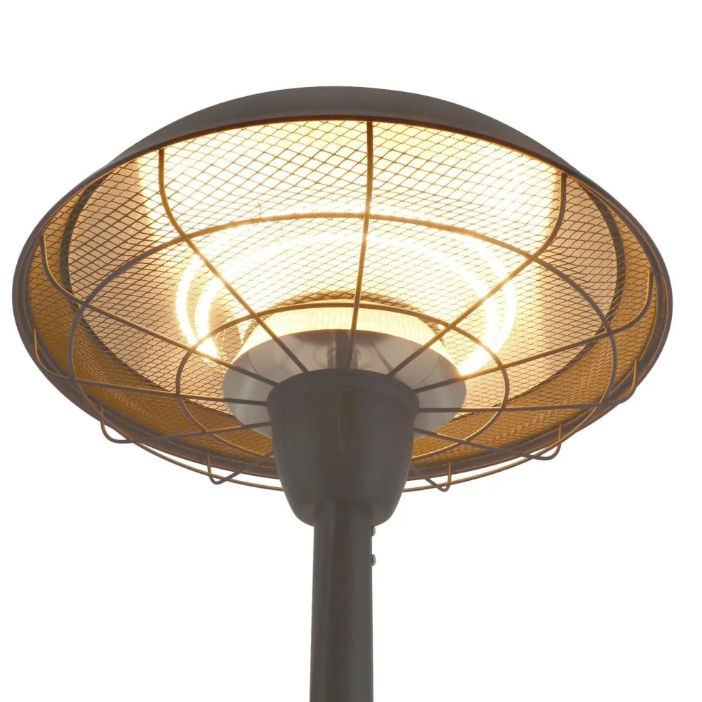Outlet Hortus Terassilämmitin lattiamalli 900/1200W HA musta