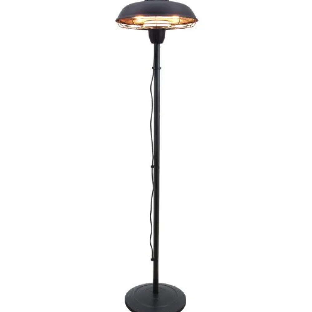 Outlet Hortus Terassilämmitin lattiamalli 900/1200W HA musta