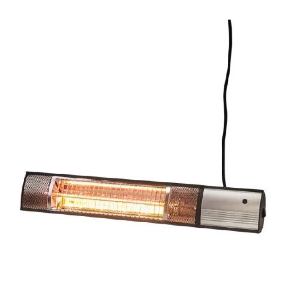 Clearance Hortus Terassilämmitin seinämalli 500/1000/1500W GT kaukosäädin antrasiitti