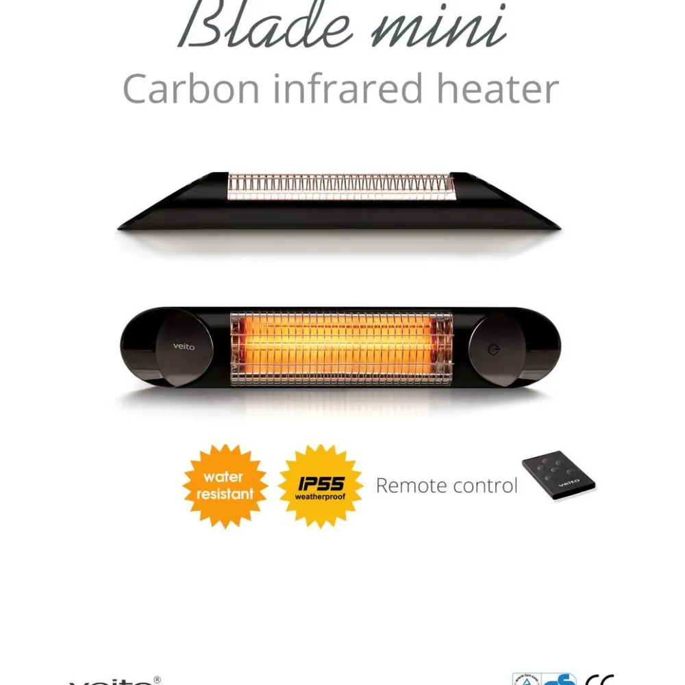 Veito Terassilämmitin Mini 1200W musta