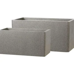 Clearance iQbana Termoruukku Rectangle 2 ruukun setti eri värejä Musta