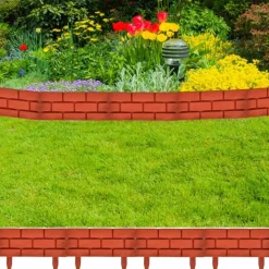 Clearance FinePRICE Tiilikuvioinen nurmikonjakaja 11kpl