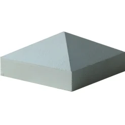Tammiston puu Tolpanhattu valkoinen pyramidi 70x70mm tolpalle