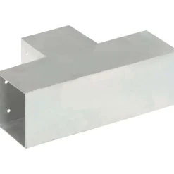 New FinePRICE Tolppaliitin T-muoto galvanoitu metalli 101x101mm