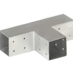 Sale FinePRICE Tolppaliitin T-muoto galvanoitu metalli 71x71mm