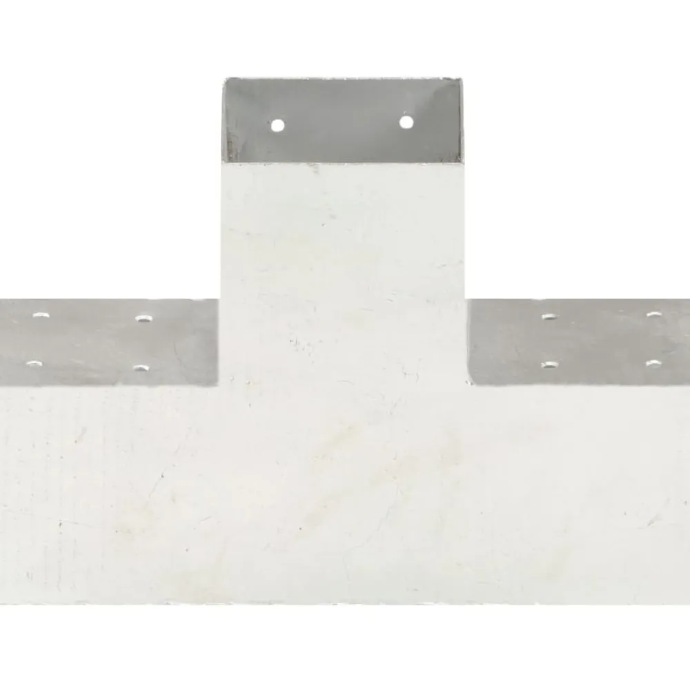 Best FinePRICE Tolppaliitin X-muoto galvanoitu metalli 101x101mm