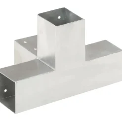 Sale FinePRICE Tolppaliitin X-muoto galvanoitu metalli 71x71mm