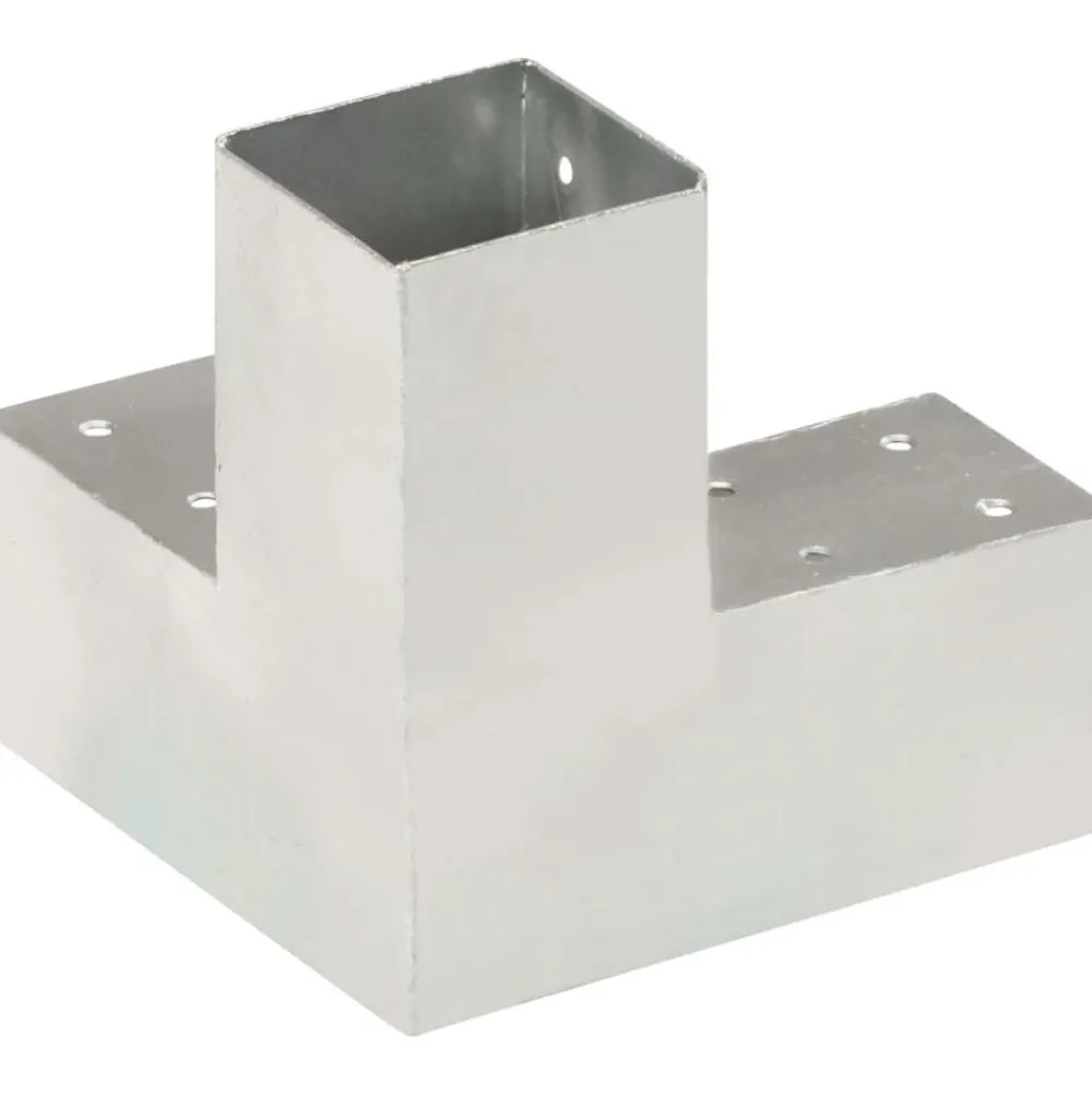 Hot FinePRICE Tolppaliitin Y-muoto galvanoitu metalli 71x71mm