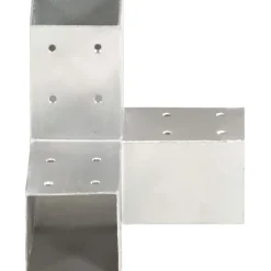 Hot FinePRICE Tolppaliitin Y-muoto galvanoitu metalli 71x71mm