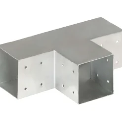 Hot FinePRICE Tolppaliittimet 4kpl T-muoto galvanoitu metalli 101x101mm