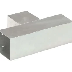 Discount FinePRICE Tolppaliittimet 4kpl T-muoto galvanoitu metalli 91x91mm