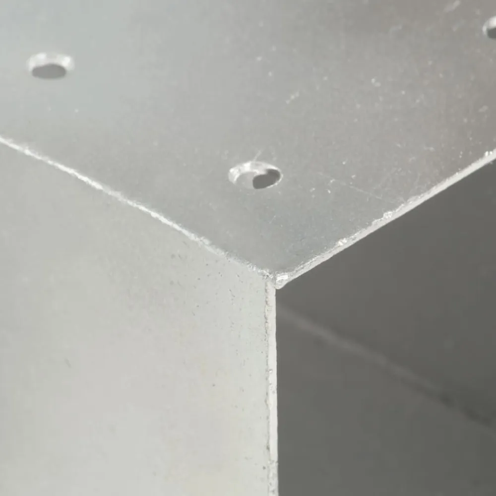 Online FinePRICE Tolppaliittimet 4kpl X-muoto galvanoitu metalli 81x81mm