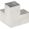 Hot FinePRICE Tolppaliittimet 4kpl Y-muoto galvanoitu metalli 101x101mm