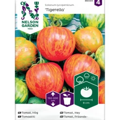 Discount Nelson Garden Tomaatti Tigerella, juovikas, siemenet