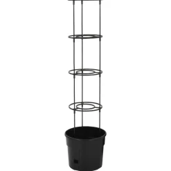 Online FinePRICE Tomaattiruukku antrasiitti Ø29,5x115 cm polypropeeni (52209)