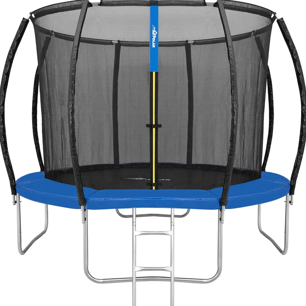 Best AB Polar Trampoliini turvaverkolla, eri kokoja