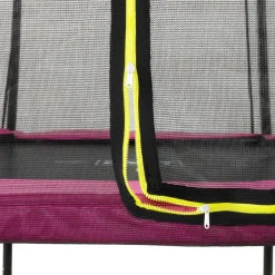 Exit Trampoliini Silhouette sis. turvaverkko pinkki eri kokoja