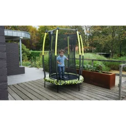 New Exit Trampoliini Tiggy Junior ø140cm sis. turvaverkko eri värejä