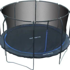 OptiGym Trampoliini ja turvaverkko Sky 4,3 m