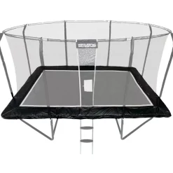 New Stratos Trampoliinin Reunapehmuste Suorakaide Trampoliini Premium Black Line, 277x477 cm