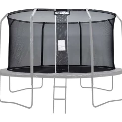 Clearance Stratos Trampoliinin turvaverkko Premium, musta, eri kokoja