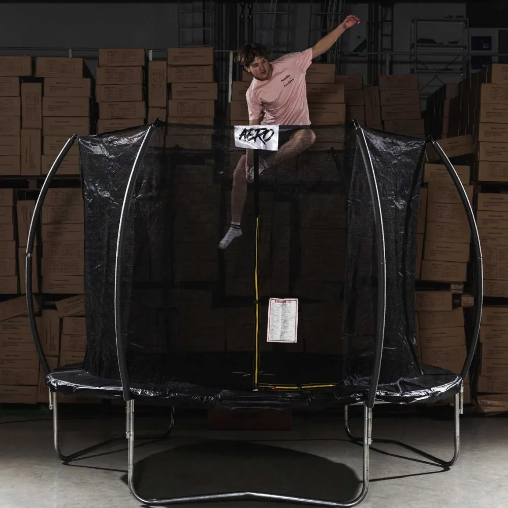 Best React Trampoliini Aero Ø427cm turvaverkolla